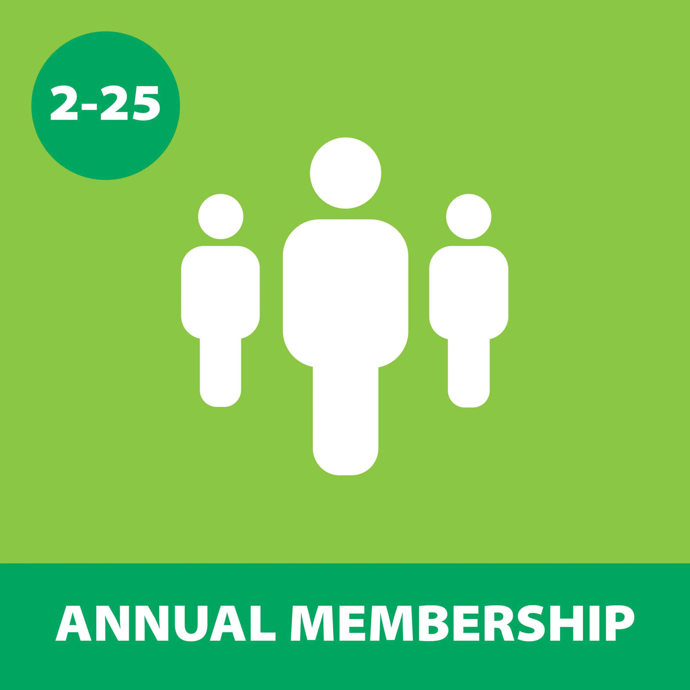 Business Membership (Organisations with 2-25 Employees & Elected Government Officials – Annual)