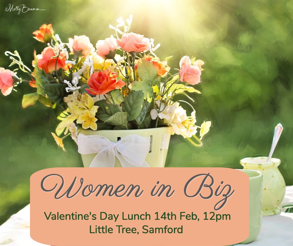 WIB Valentines’ Day Lunch, Little Tree, Samford, Feb 14th, 12pm