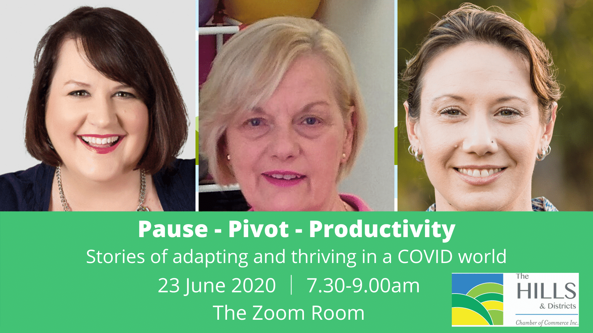 Breakfast Meeting, Zoom Meeting » June Chamber Breakfast: Pause – Pivot – Productivity