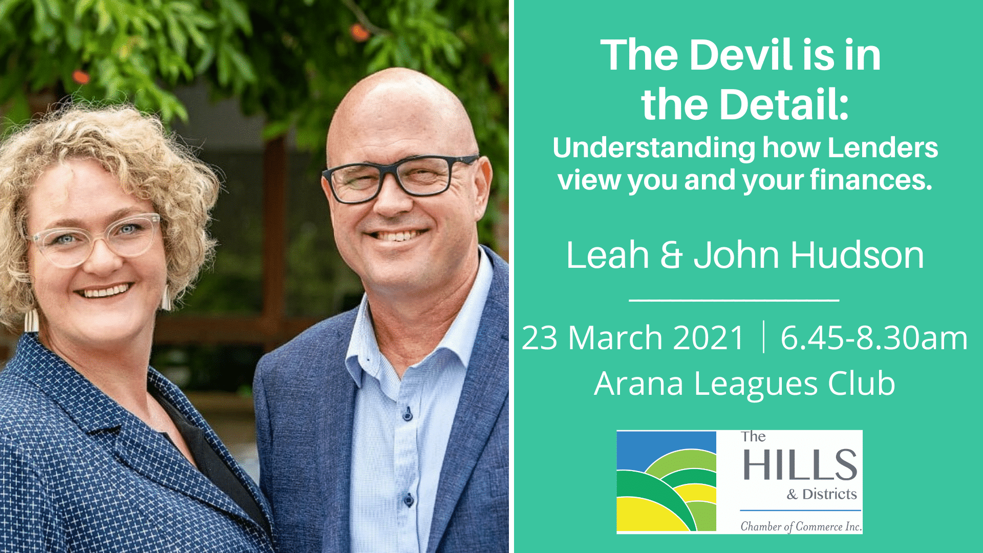 March 2021 Chamber Breakfast: John and Leah Hudson