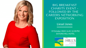 Join us for our Charity Big Breakfast with Liesel Jones
