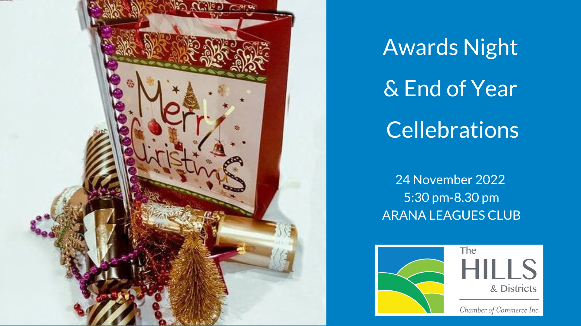 Christmas Drinks & Awards Night » 2022 Chamber Awards Night & Christmas Celebrations