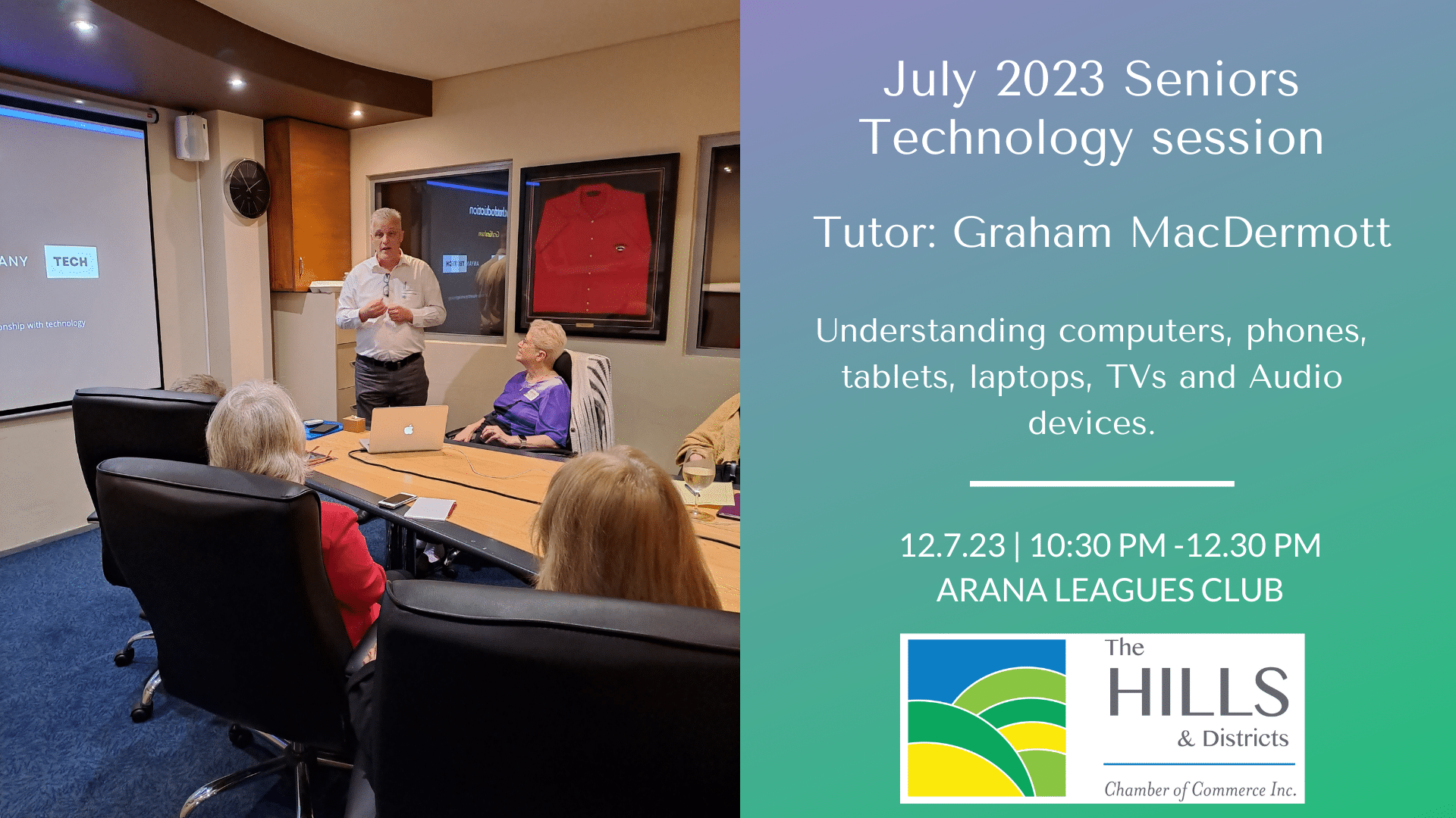 Seniors Event » July 2023 Seniors Technology Session