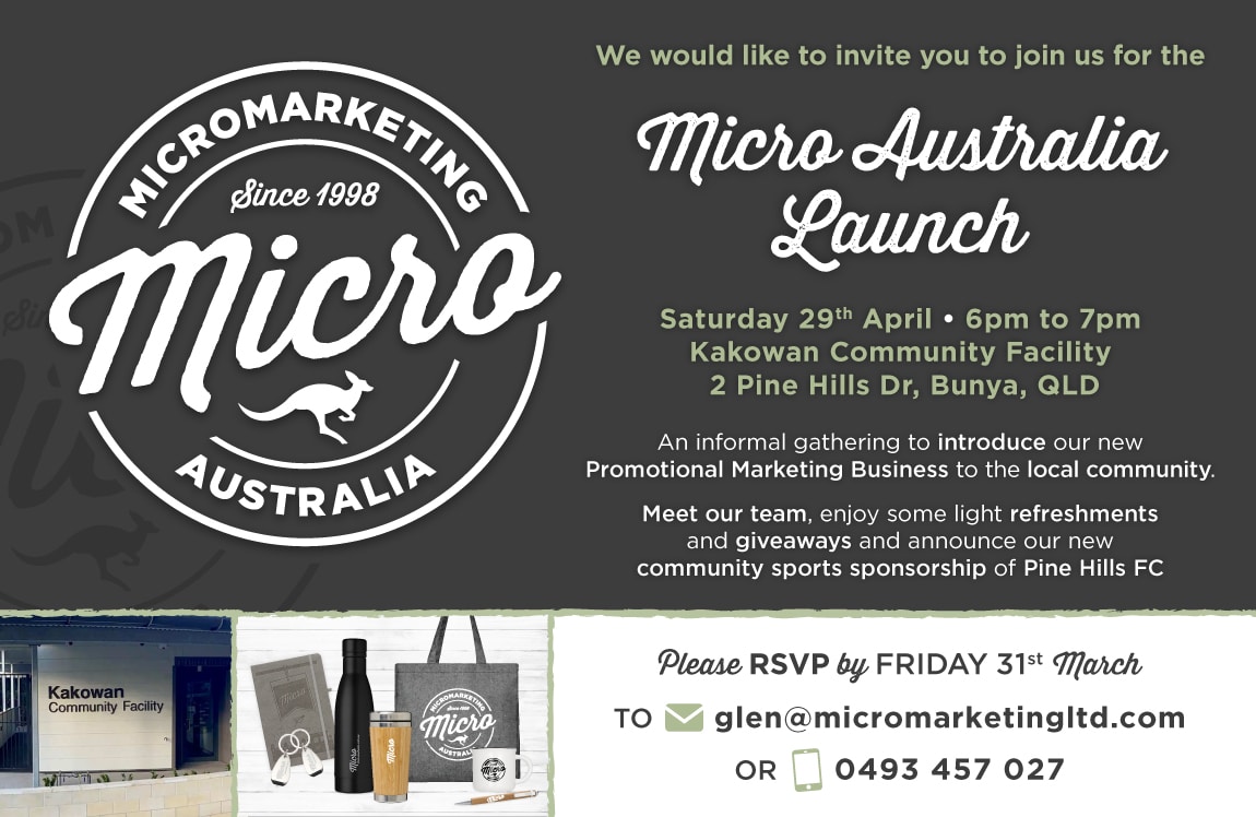 Member Facilitated Event » April 2023 Micro Australia Launch