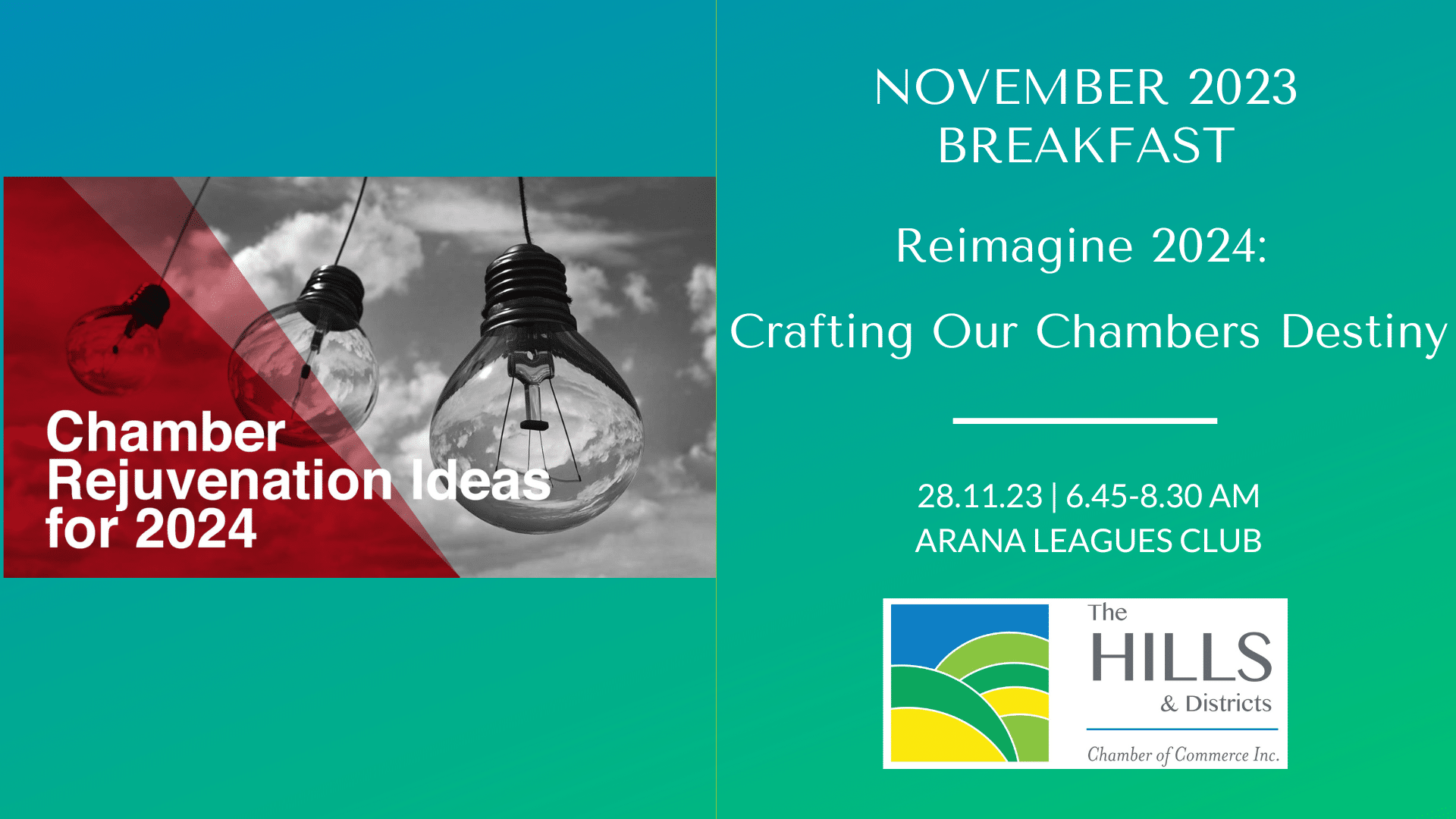 Breakfast Meeting » November 2023 Breakfast – Reimagine 2024: Crafting Our Chambers Destiny