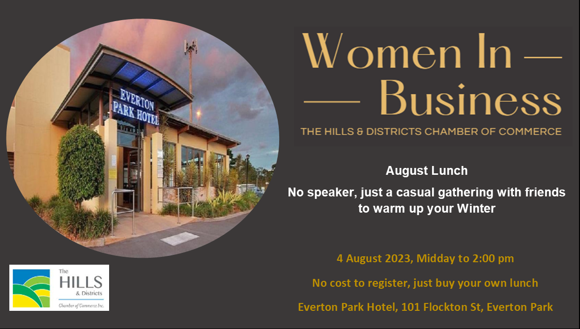 Lunch Event, Women in Business » August 2023 Women in Business Lunch