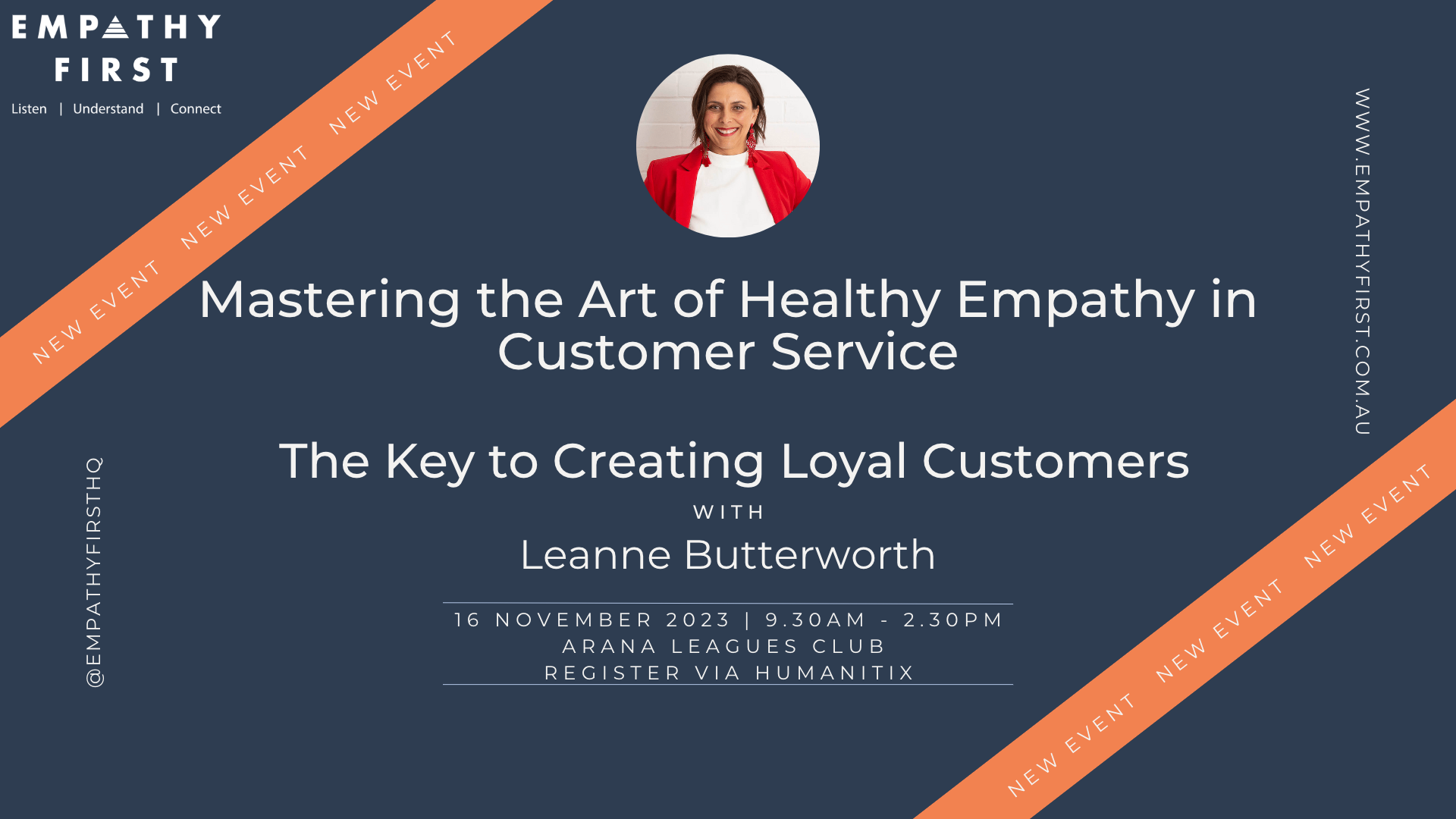 Business Development, Member Facilitated Event » WORKSHOP – Practicing Healthy Empathy to boost customer service.