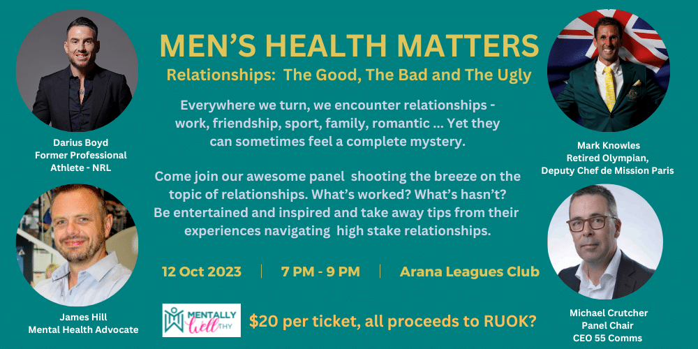Men’s Health Matters: Relationships – The Good, The Bad and the Ugly