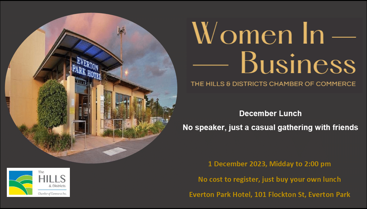 Lunch Event, Women in Business » December 2023 Women in Business Lunch